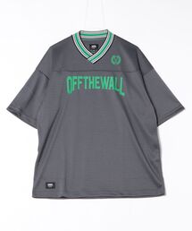 VANSアパレル(WJ) ヴァンズ M MESH Foot Ball TEE ショートスリーブ 125R1012200 ABC-MART限定 ASPHALT