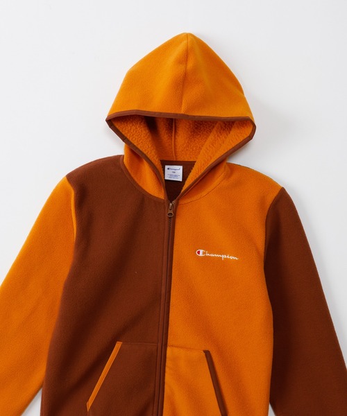 Champion（チャンピオン）の「【Champion/チャンピオン】キッズ ベーシック ジップフーデッドジャケット（その他アウター・キッズ・ブラウン/オリーブ/ブラック/ネイビー・160/150/130/140/110/120）」の11枚目の写真