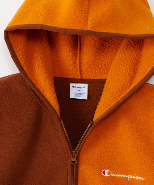 Champion（チャンピオン）の「【Champion/チャンピオン】キッズ ベーシック ジップフーデッドジャケット（その他アウター・キッズ・ブラウン/オリーブ/ブラック/ネイビー・160/150/130/140/110/120）」の12枚目の写真