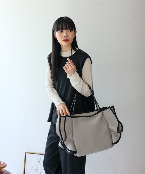 フリルBIGトートバッグ