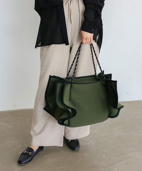 フリルBIGトートバッグ