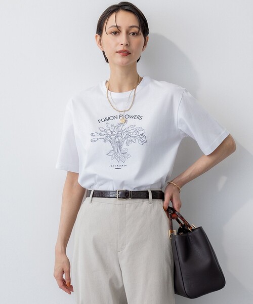 洗える】JANE PACKERコラボ フラワー刺繍 Tシャツ パーカー 5lack punpee budamonk issugi DLIP