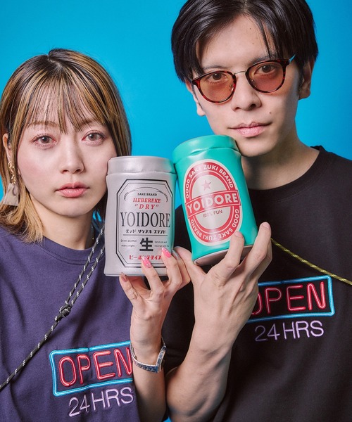 CORPUS SELECT(コーパストーキョー)の「【YOIDORE/酔いどれ】ネオン 半袖Tシャツ(Tシャツ/カットソー・メンズ・ブラック/ネイビー/ホワイト・M/L/XL)」の17枚目の写真