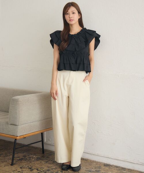 RETRO GIRL（レトロガール）の「【2way】マルチウェイビスチェ付PT（その他パンツ・レディース・ベージュ/ナチュラル・FREE）」の11枚目の写真