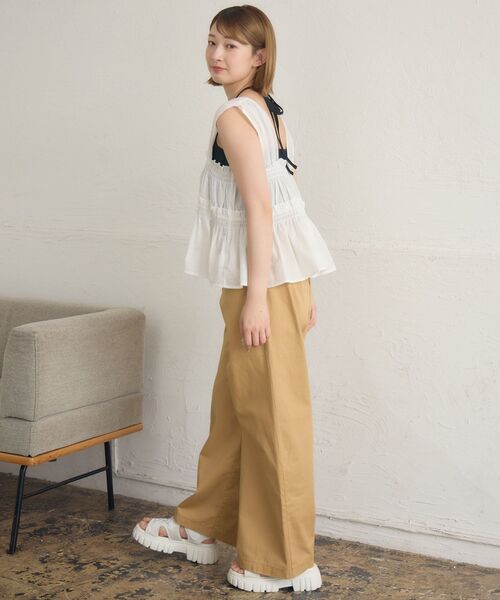 RETRO GIRL（レトロガール）の「【2way】マルチウェイビスチェ付PT（その他パンツ・レディース・ベージュ/ナチュラル・FREE）」の16枚目の写真