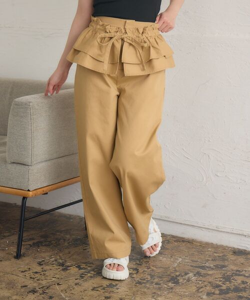 RETRO GIRL（レトロガール）の「【2way】マルチウェイビスチェ付PT（その他パンツ・レディース・ベージュ/ナチュラル・FREE）」の17枚目の写真