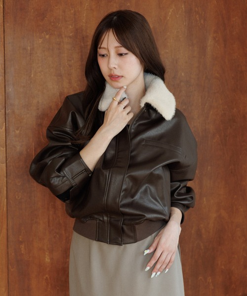 れ*か様 イノセントワールド　ファー付きショートジャケット黒 楽天市場】【中古】Innocent World / ブレード付ショート