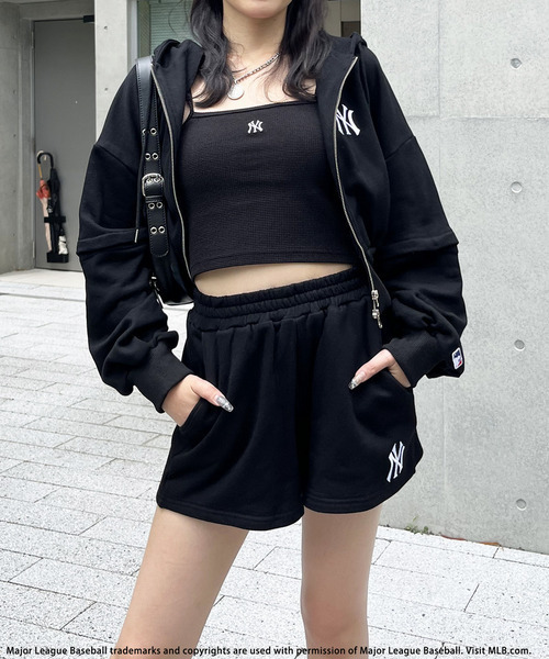 BACK TO THE FIELD（バック トゥー ザ フィールド）の「【MLB】マルチWAYロゴセットアップ（セットアップ・レディース・ホワイト/ブルー/ブラック・FREE）」の10枚目の写真