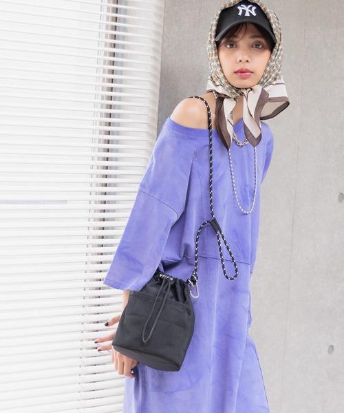 PAGEBOY（ページボーイ）の「カラビナナイロンキンチャク（ショルダーバッグ・レディース・ネイビー/レッド系その他/ブラック・FREE）」の8枚目の写真