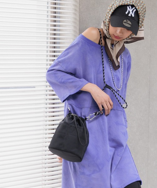 PAGEBOY（ページボーイ）の「カラビナナイロンキンチャク（ショルダーバッグ・レディース・ネイビー/レッド系その他/ブラック・FREE）」の9枚目の写真