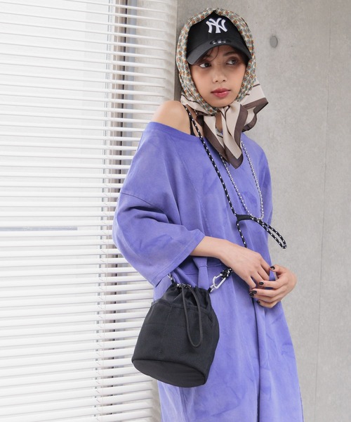 PAGEBOY（ページボーイ）の「カラビナナイロンキンチャク（ショルダーバッグ・レディース・ネイビー/レッド系その他/ブラック・FREE）」の10枚目の写真