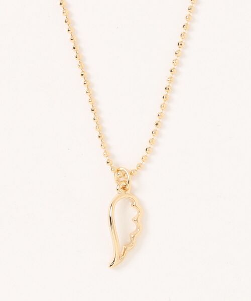 mellowneon(メロウネオン)の「エンジェルフェザーネックレス(ネックレス・レディース・シルバー/ゴールド・FREE)」の9枚目の写真