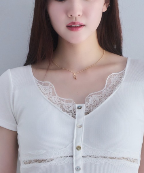 mellowneon(メロウネオン)の「エンジェルフェザーネックレス(ネックレス・レディース・シルバー/ゴールド・FREE)」の6枚目の写真