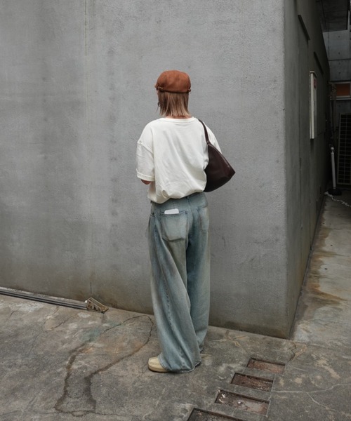 TEEN BOOP（ティーンブープ）の「CINEMAルーズTee（Tシャツ/カットソー・レディース・オフホワイト/ブラック・FREE）」の5枚目の写真