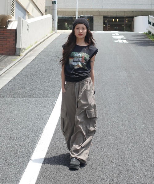 TEEN BOOP（ティーンブープ）の「CINEMAルーズTee（Tシャツ/カットソー・レディース・オフホワイト/ブラック・FREE）」の16枚目の写真