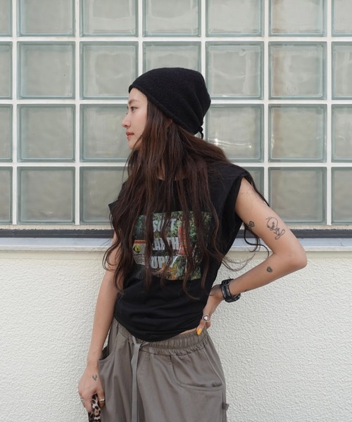 TEEN BOOP（ティーンブープ）の「CINEMAルーズTee（Tシャツ/カットソー・レディース・オフホワイト/ブラック・FREE）」の13枚目の写真