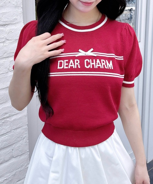 NOICE ニット半袖　赤　パクソジュン NOICE ニット半袖 赤 パクソジュン