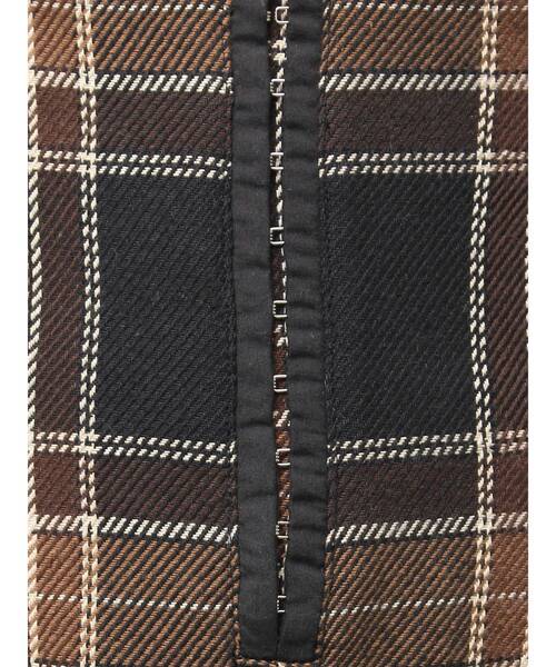 LAGUNAMOON（ラグナムーン）の「ロービングチェックナロースカート（スカート・レディース・ベージュ/ブラウン・SMALL/MEDIUM）」の21枚目の写真