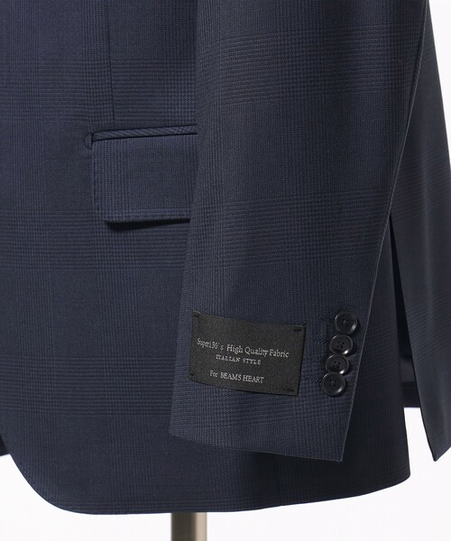 BEAMS HEART(ビームスハート)の「【4/23値下げ】130's グレンチェック 3ボタン 3ピーススーツ(セットアイテム)(スーツセット・メンズ・グレー/ネイビー・SMALL/MEDIUM/LARGE/X-LARGE/XX-LARGE)」の19枚目の写真