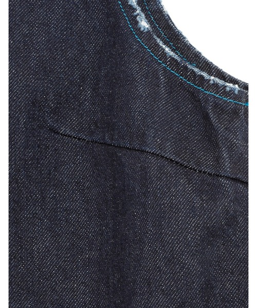 Little sunny bite（リトルサニーバイト）の「denim ribbon mini dress（ワンピース・レディース・インディゴブルー/ブルー・MEDIUM/SMALL）」の11枚目の写真