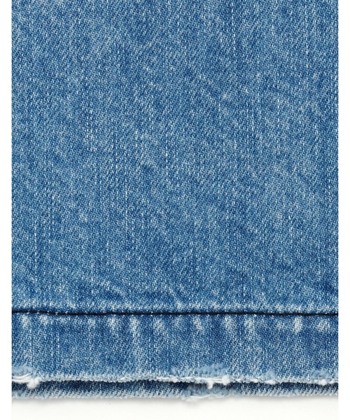 Little sunny bite（リトルサニーバイト）の「denim ribbon mini dress（ワンピース・レディース・インディゴブルー/ブルー・MEDIUM/SMALL）」の3枚目の写真