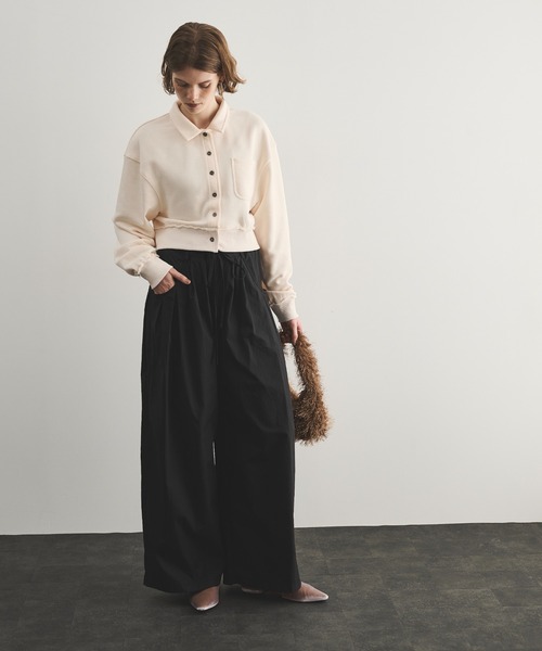 LOSCa(ロスカ)の「ドローストリングタックポケットイージーパンツ(その他パンツ・レディース・カーキ/ブラック・M/S)」の20枚目の写真