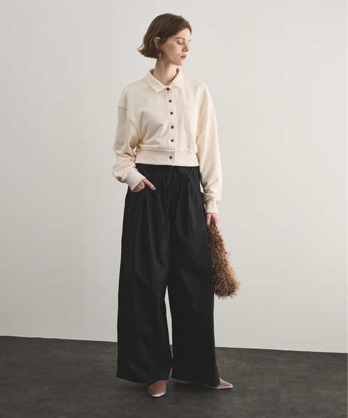LOSCa(ロスカ)の「ドローストリングタックポケットイージーパンツ(その他パンツ・レディース・カーキ/ブラック・M/S)」の22枚目の写真