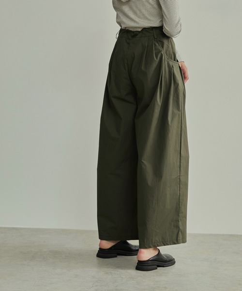 LOSCa(ロスカ)の「ドローストリングタックポケットイージーパンツ(その他パンツ・レディース・カーキ/ブラック・M/S)」の12枚目の写真