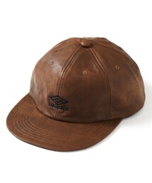 UMBRO(Au)UMBRO/Au SP LEATHERETTE Flat Visor 6Panel Cap/ʒ Ubg tbgoCU[ 6plLbv(Lbv)