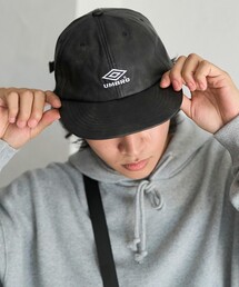 UMBRO(Au)UMBRO/Au SP LEATHERETTE Flat Visor 6Panel Cap/ʒ Ubg tbgoCU[ 6plLbv(Lbv)