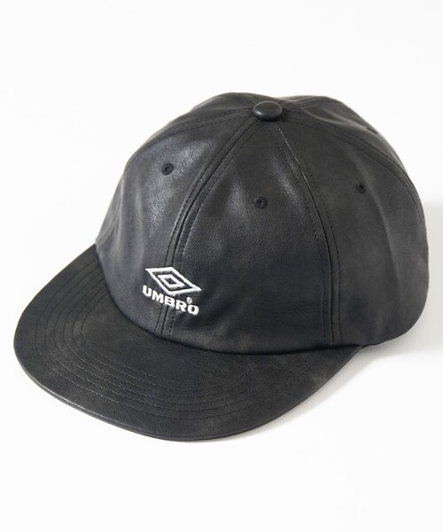 セール】UMBRO/アンブロ SP LEATHERETTE Flat Visor 6Panel Cap