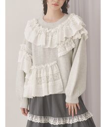 merry jenny | frill frill knit tops(ニット/セーター)