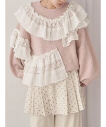 merry jenny | frill frill knit tops(ニット/セーター)