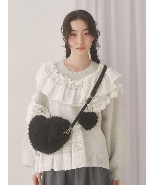 セール】frill frill knit tops（ニット/セーター）｜merry jenny