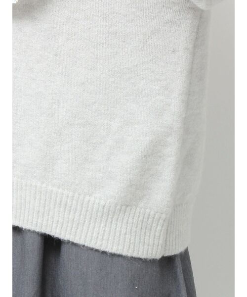 merry jenny（メリージェニー）の「frill frill knit tops（ニット/セーター・レディース・アイボリー/ピンク/グレー・FREE）」の12枚目の写真