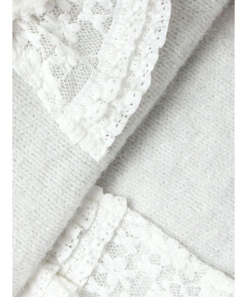 merry jenny（メリージェニー）の「frill frill knit tops（ニット/セーター・レディース・アイボリー/ピンク/グレー・FREE）」の11枚目の写真