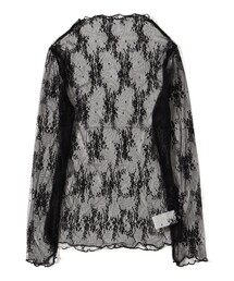 CAROLINA GLASER | フラワー シアー ロングスリーブ カットソー(Tシャツ/カットソー)