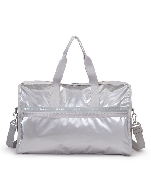 LeSportsac（レスポートサック）の「DELUXE LG WEEKENDER フロストシルバーシャイン（ボストンバッグ・レディース・シルバー・FREE）」の6枚目の写真