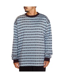 CALEE（キャリー）の「BORDER JACQUARD DROP SHOULDER L/S CS（Tシャツ/カットソー）」