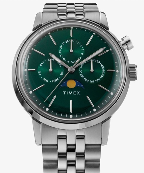 TIMEX(タイメックス)の「TIMEX/タイメックス マーリン 腕時計 TX-TW2Y09900 ユニセックス(アナログ腕時計・レディース・グリーン・FREE)」の1枚目の写真