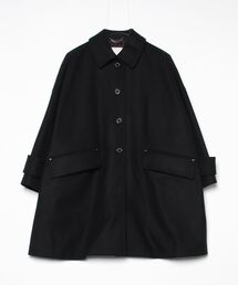 新品同様✨　マッキントッシュ　ステンカラー　コート　ブラック　黒　40 MACKINTOSH DUNKELD ウール ステンカラーコート