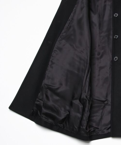Mackintosh(マッキントッシュ)の「HUMBIE(ステンカラーコート・レディース・ブラック/ネイビー・2/4/6/8)」の4枚目の写真