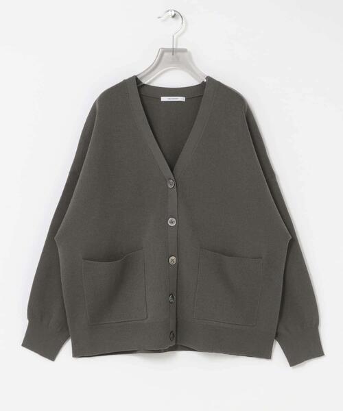 URBAN RESEARCH（アーバンリサーチ）の「Vネックルーズカーディガン（カーディガン/ボレロ・レディース・チャコールグレー/ベージュ/グリーン系その他・FREE）」の16枚目の写真