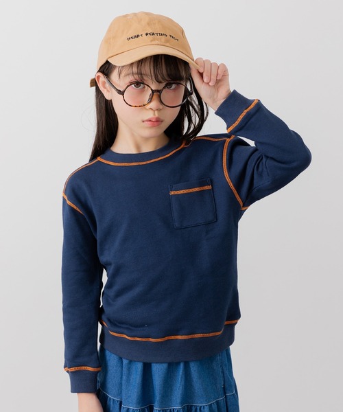 配色ステッチ 裏毛トレーナー（スウェット）｜JAM & LINK（ジャム