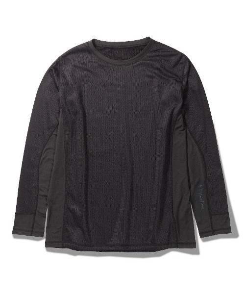 Foxfire(フォックスファイヤー)の「TS EX HEATクルー(Tシャツ/カットソー・メンズ・ブラック/サンドグレー・WOMENS L/WOMENS M/XL/L/M)」の1枚目の写真