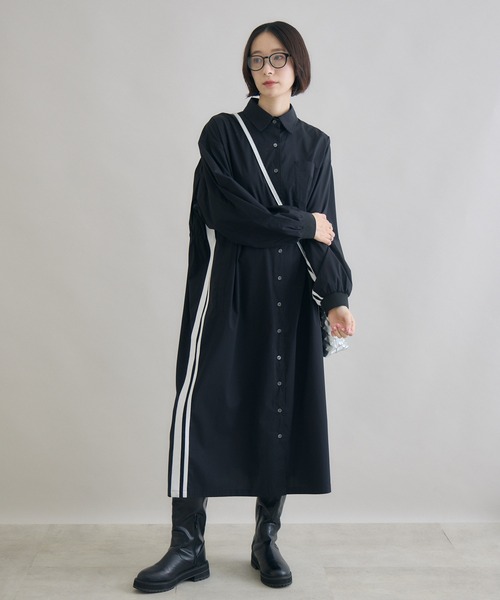 Dignite Collier サイドラインワンピ（シャツワンピース）｜Paradise