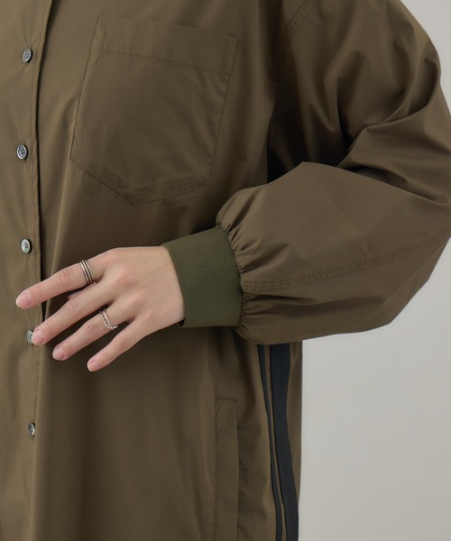 Paradise Picnic(パラダイスピクニック)の「Dignite Collier サイドラインワンピ(シャツワンピース・レディース・カーキ/ブラック/グレイッシュベージュ・FREE)」の20枚目の写真