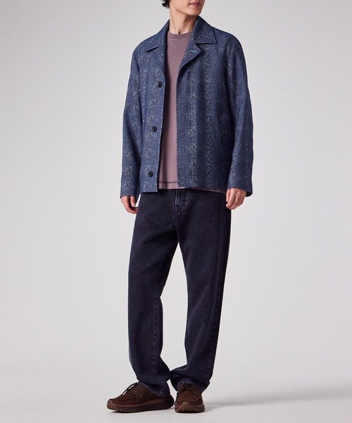 PS Paul Smith(ピーエスポールスミス)の「ジャカードチェック ブルゾン / 252107 374Z(ブルゾン・メンズ・ライトインディゴブルー・MEDIUM/LARGE/X-LARGE)」の6枚目の写真