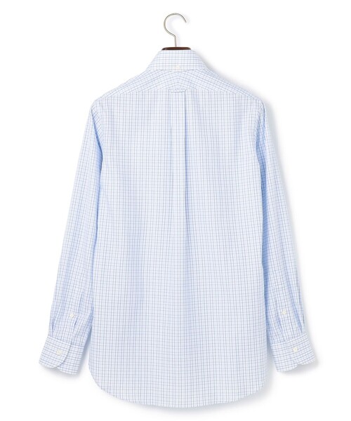 J.PRESS(ジェイプレス)の「【PREMIUM PLEATS / 形態安定】タッタソールチェック ドレスシャツ / B.D.(ビジネスシャツ・メンズ・ワイン系3/サックスブルー系3・首回り40cm-裄丈85cm/首回り39cm-裄丈84cm/首回り38cm-裄丈84cm/首回り37cm-裄丈82cm/首回り43cm-裄丈86cm/首回り42cm-裄丈86cm/首回り41cm-裄丈85cm)」の10枚目の写真