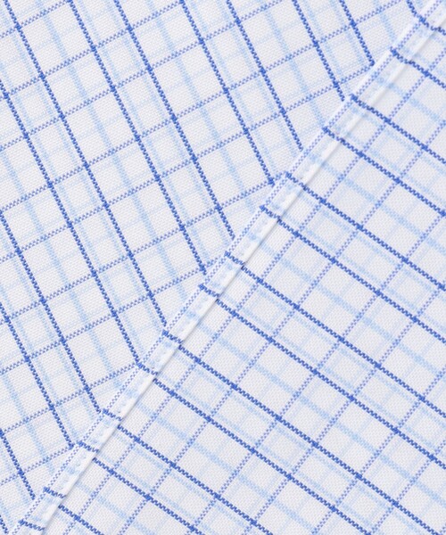 J.PRESS(ジェイプレス)の「【PREMIUM PLEATS / 形態安定】タッタソールチェック ドレスシャツ / B.D.(ビジネスシャツ・メンズ・ワイン系3/サックスブルー系3・首回り40cm-裄丈85cm/首回り39cm-裄丈84cm/首回り38cm-裄丈84cm/首回り37cm-裄丈82cm/首回り43cm-裄丈86cm/首回り42cm-裄丈86cm/首回り41cm-裄丈85cm)」の4枚目の写真